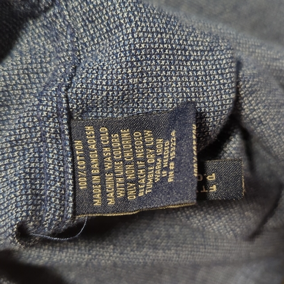 Men's Rainforest Blue Knit Shirt - Picture 6 of 7